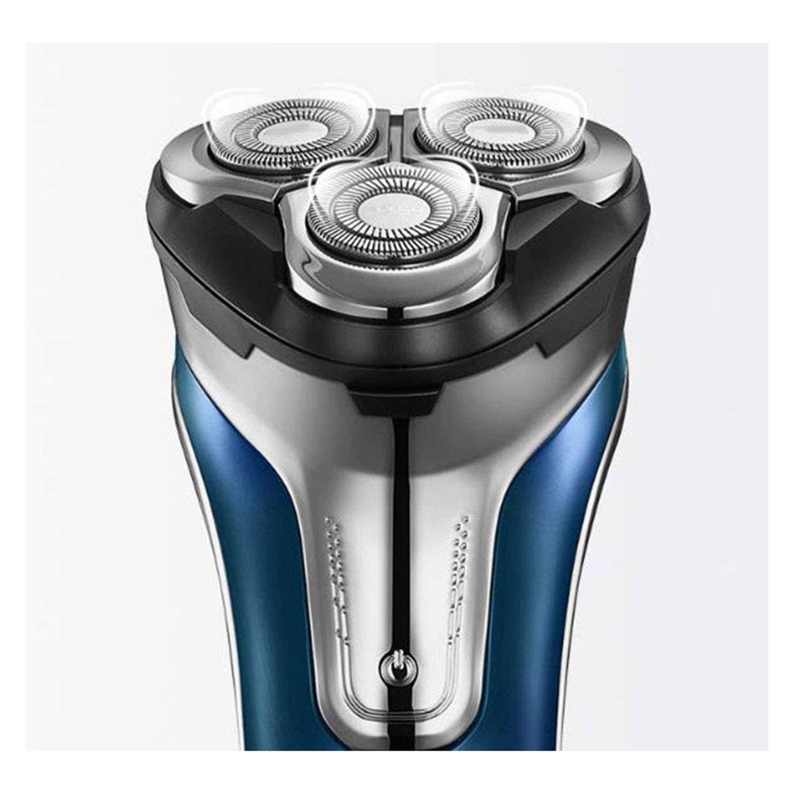 HHWKSJ Rechargeable Electric Razor for Men - 100% Waterproof Wet & Dry Rotary Shaver with Pop-up Trimmer & LED Display - Perfect for Travel, Gym & Daily Shaving