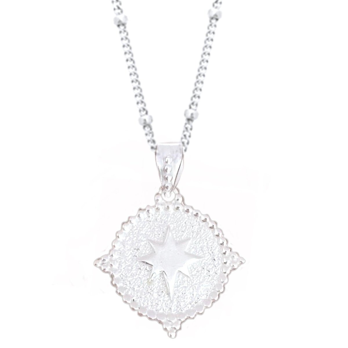 Laihas Prestige Southern Star Sterling Silver Boho Necklace for Women - Handmade Vintage Jewelry - Perfect for Boho Chic Outfits, Festivals, and Everyday Wear