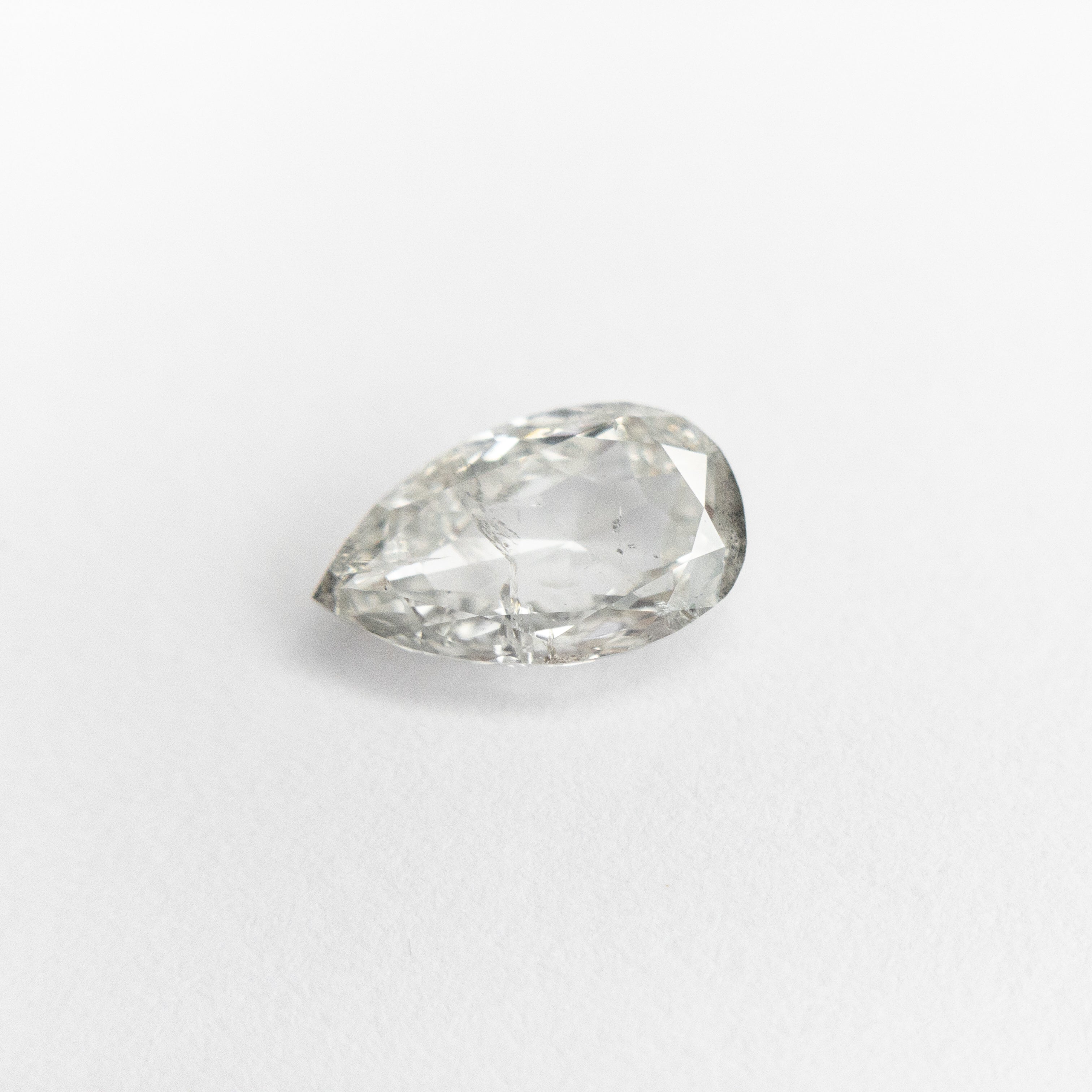 0.66ct Pear-Shaped Double Cut Diamond (7.53x4.46x2.31mm) - Loose Gemstone for Engagement Rings & Jewelry Making - Style #19143-21