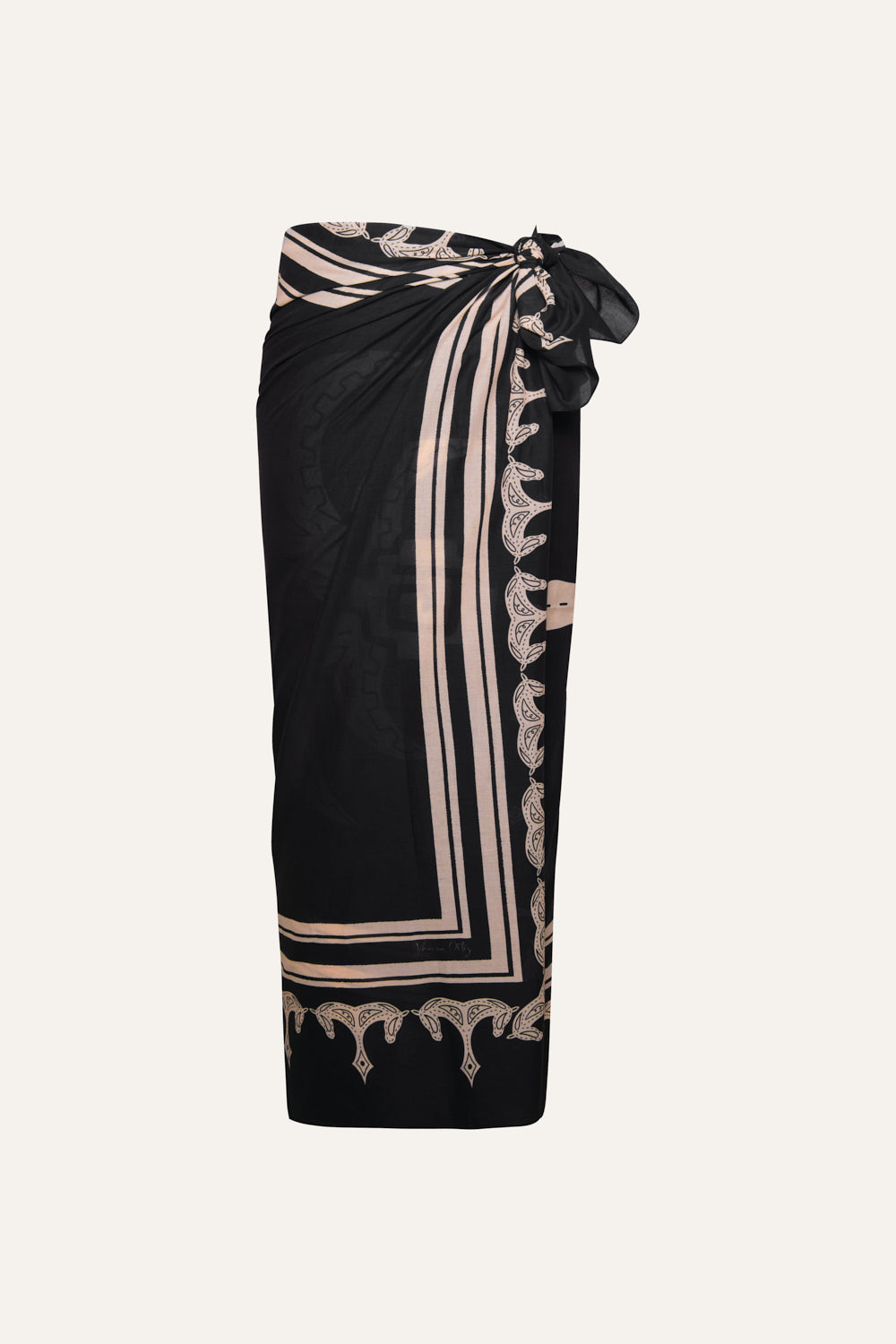 Ancestral Palm Pareo - Tropical Beach Wrap, Boho Sarong Skirt & Summer Cover Up - Perfect for Vacations, Pool Parties & Resort Wear