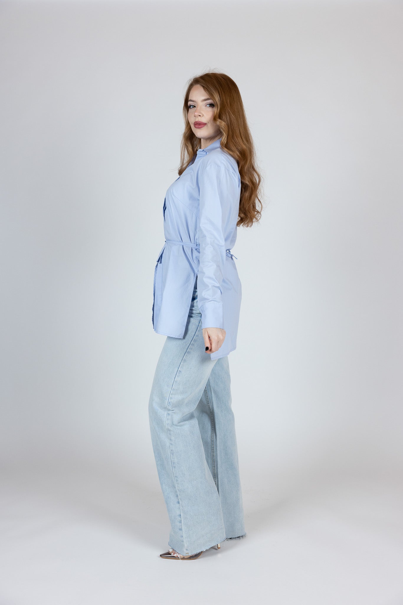 Stylish Danae Tie Front Blouse for Women - Elegant Office Wear & Casual Outfits | Perfect for Work, Dates & Special Occasions