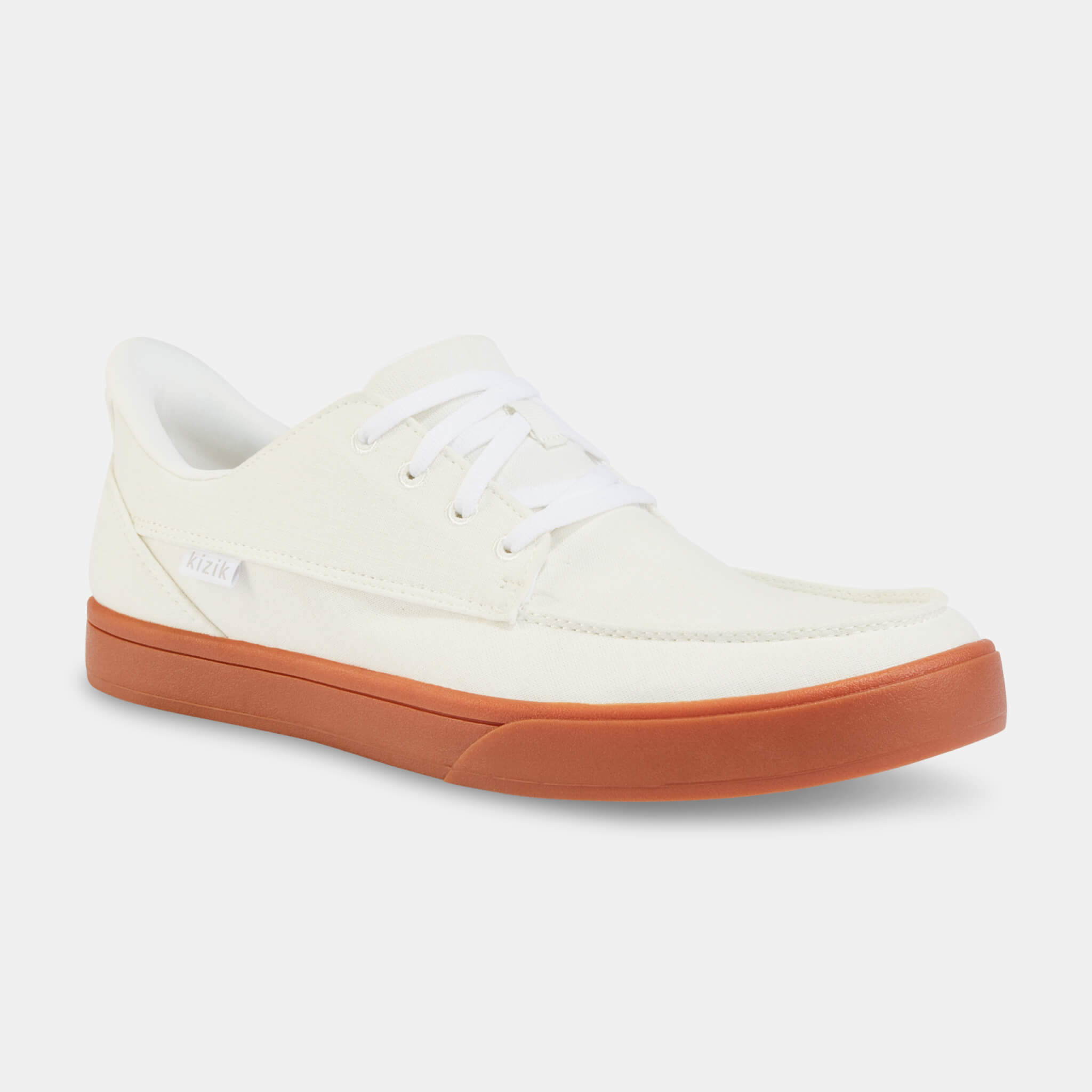 Porto Men's Casual Sneakers - Pristine White & Gum Sole | Comfortable Walking Shoes for Men | Perfect for Daily Wear, Gym & Outdoor Activities