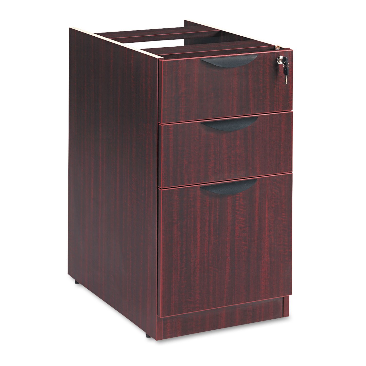 Alera Valencia 2-Drawer File Cabinet Pedestal - 15.6