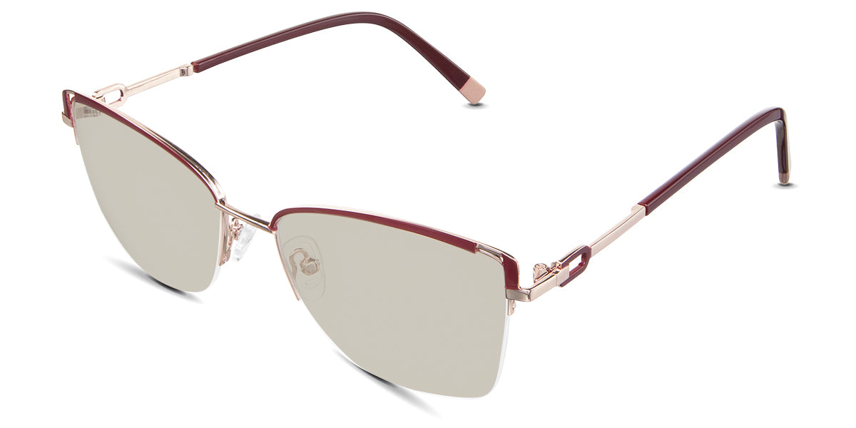 Phoebe Women's Prescription Tinted Glasses - Stylish & UV Protection for Everyday Wear, Reading, and Outdoor Activities