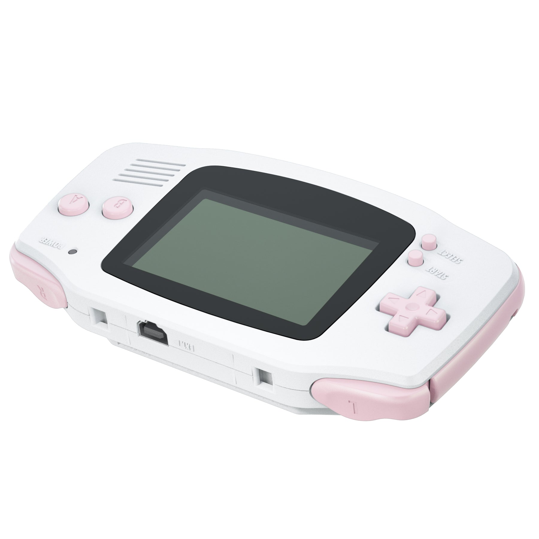 eXtremeRate GBA Replacement Full Set Buttons for Gameboy Advance - Cherry Blossoms Pink | Custom Controller Parts for Gaming Enthusiasts | Perfect for Modding and Repair