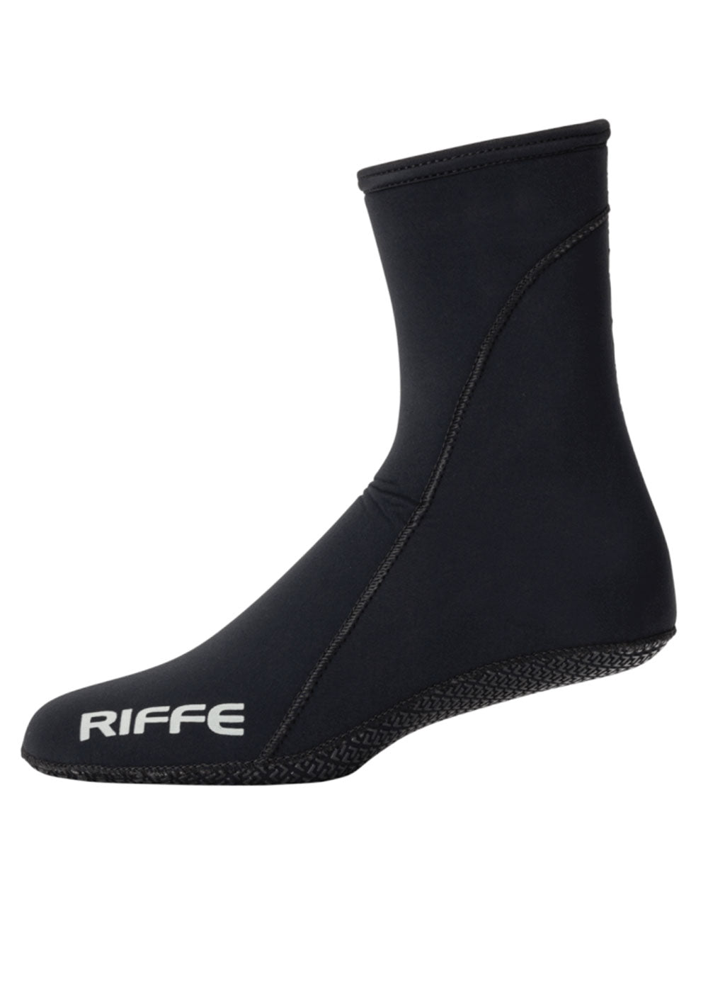 Riffe 2.0mm Neoprene Fin Socks for Scuba Diving & Snorkeling - Comfortable Dive Booties for Warm Feet in Cold Water
