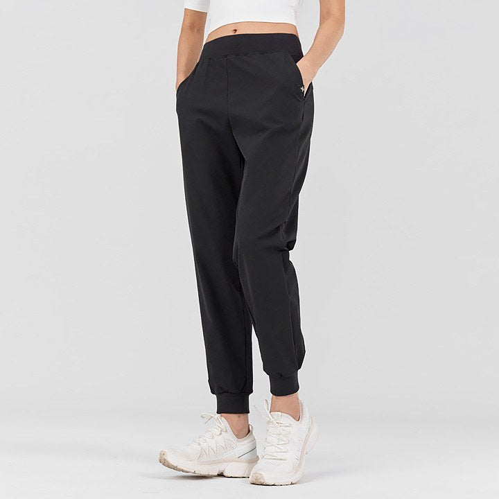 Comfortable Woven Stretch Napping Jogger Pants for Men & Women - Soft Lounge Pants for Relaxing, Yoga, and Home Wear