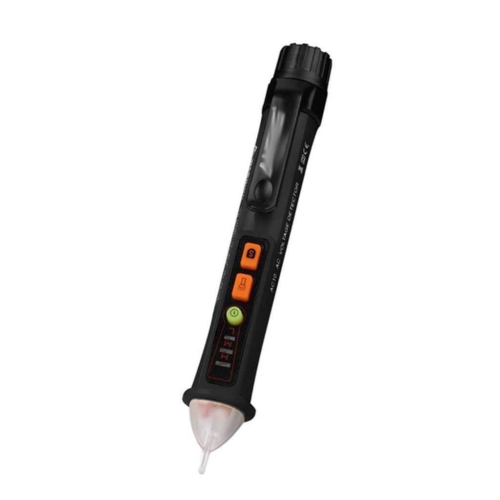 WDBBY Non-Contact Voltage Tester Pen 12-1000V AC, 100A AC Voltage Detector, Multimeter & Outlet Tester, Circuit Breaker Finder - Black | for Home Electrical Repair, DIY Projects & Electrician Use