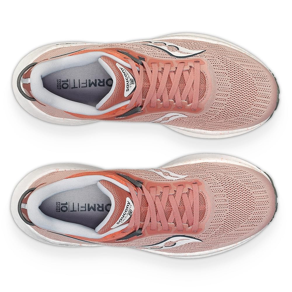 Saucony Women's Triumph 21 Running Shoes - Lightweight Cushioned Sneakers for Road Running, Jogging & Gym Workouts