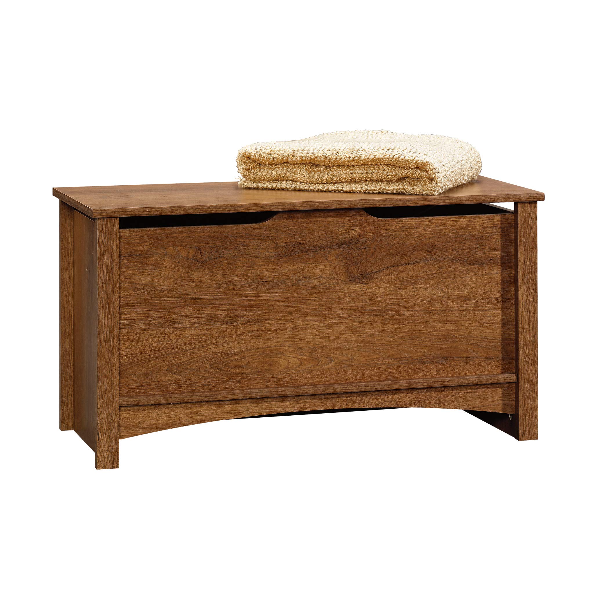 Sauder Shoal Creek Storage Chest - Toy Storage Organizer for Living Room, Bedroom & Nursery - Oiled Oak Wooden Trunk - Perfect for Kids' Toys, Blankets & Home Decor Storage