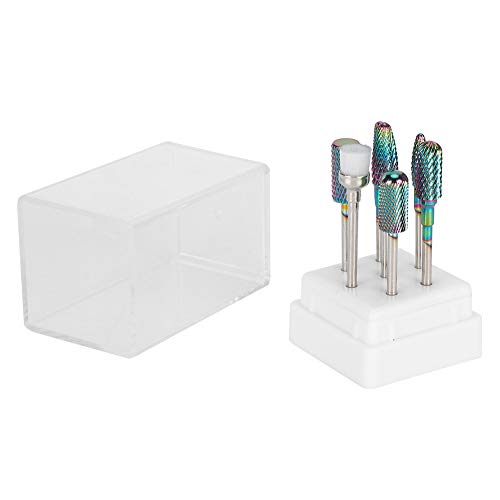 Professional Acrylic Nail Drill Set - Nail Polishing Head & Grinding Bits for Manicure & Pedicure | Hard Gel & Acrylic Nail Tools | Perfect for Salon & Home Nail Care