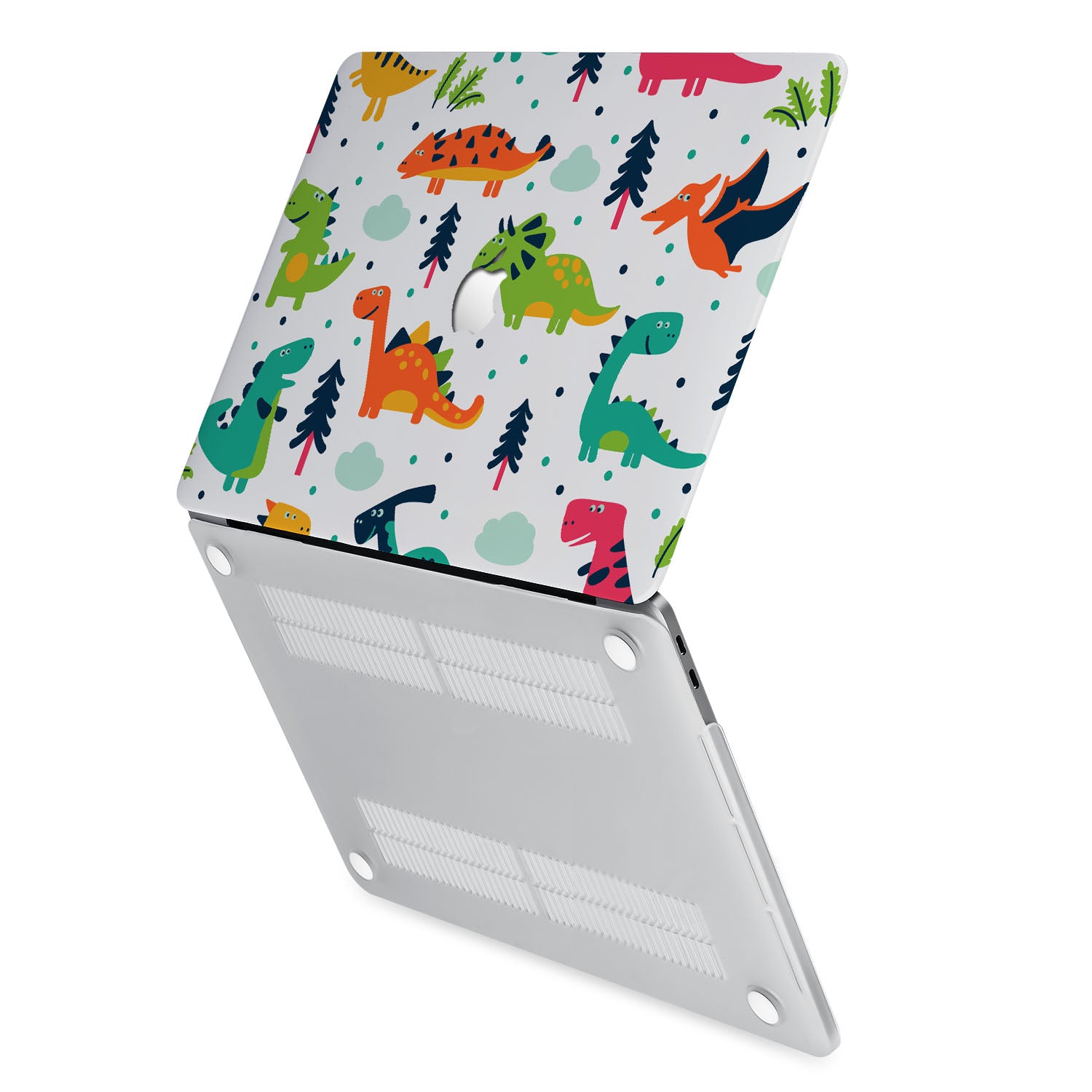 Premium MacBook Pro/Air Protective Case with Dinosaur Design - Durable & Stylish Laptop Cover for Work, Travel & School