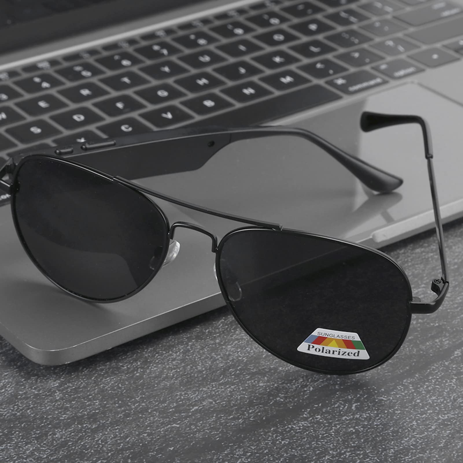 Bluetooth Smart Glasses with Polarized Lenses - Wireless Audio Sunglasses for Men & Women - Perfect for Running, Cycling, Hiking & Outdoor Activities