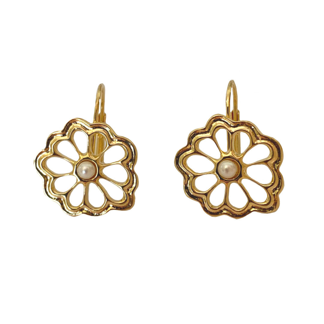 Goldbug Collection Okra Drop Earrings - Dainty Gold-Plated Vegetable Jewelry for Women, Perfect for Everyday Wear, Parties & Gifts