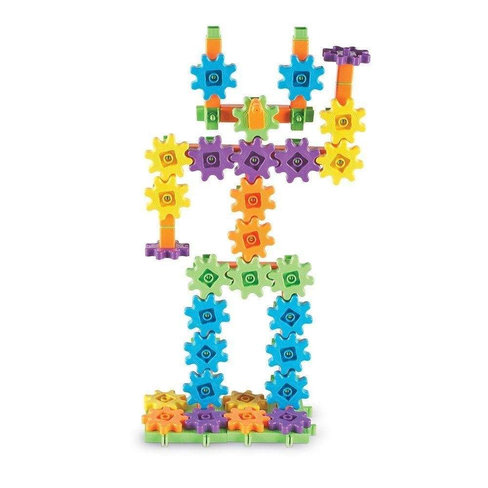 Gears! Gears! Gears!® Super Building Set - 150 Piece STEM Construction Toy for Kids Ages 3+ | Creative Learning & Educational Play for Preschoolers | Perfect for Classroom, Birthday Gifts & Family Bonding Activities