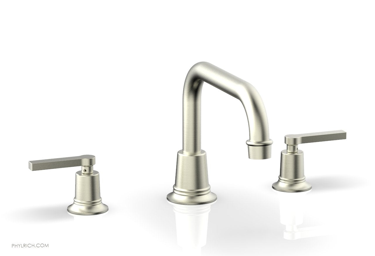 HEX MODERN Deck Tub Faucet Set with Lever Handles - Model 501 45 - Perfect for Bathroom Renovation & Modern Home Decor
