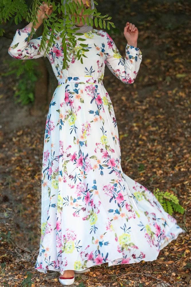 Randa Dress - Elegant Modest Princess Dress for Women | Perfect for Weddings, Parties & Special Occasions
