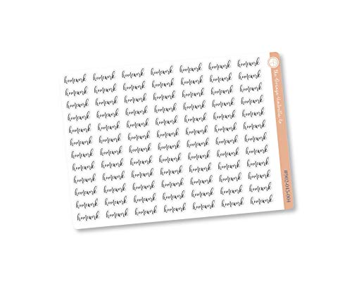 Homework Planner Stickers - Smoky Colored Tracking Labels for School Organization & Study Planning (S-592-G) - Perfect for Bullet Journals, Student Planners & Academic Scheduling