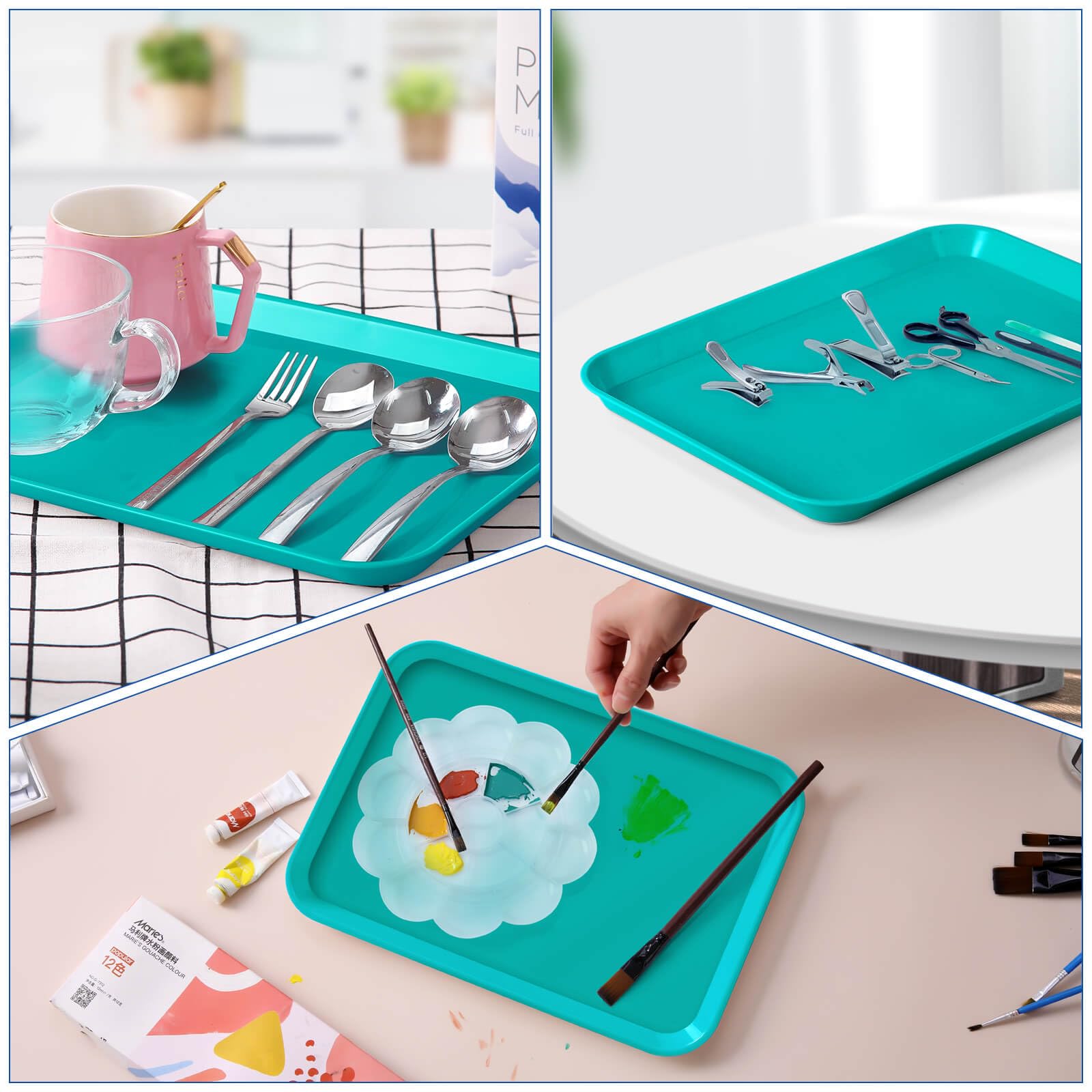 Autoclavable Plastic Dental Procedure Trays - 13.25