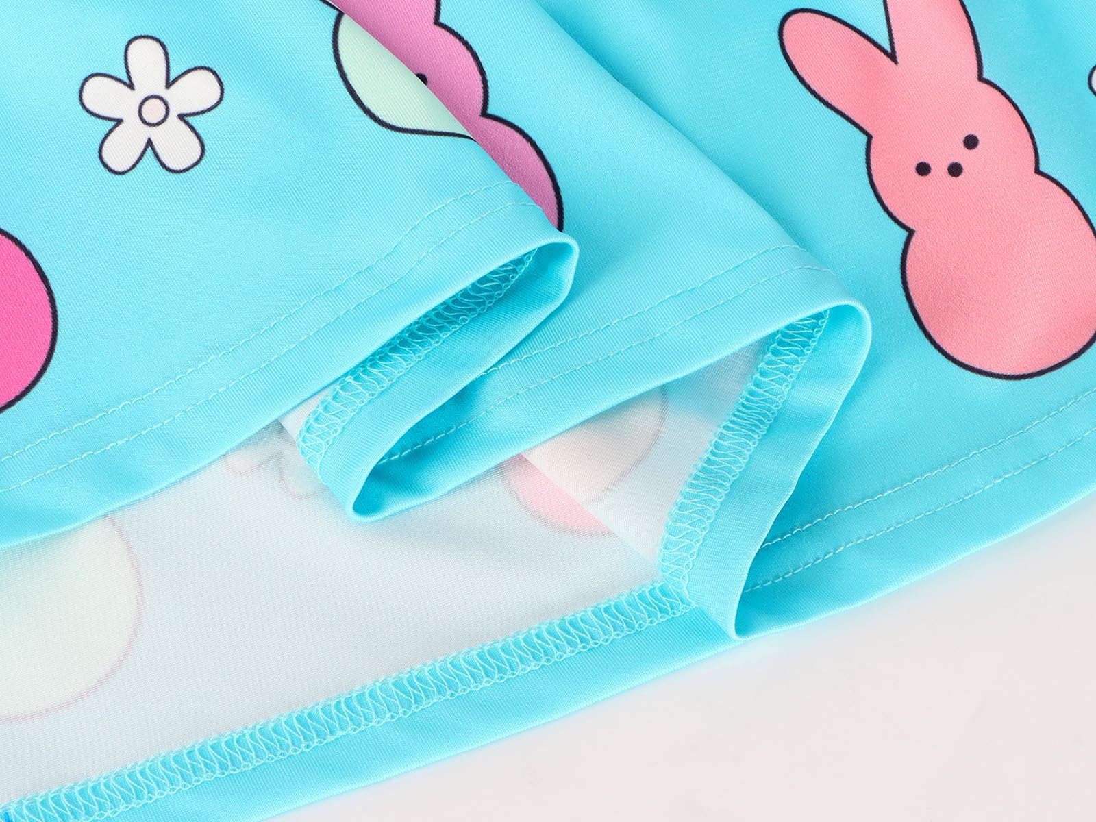 WonderBabe Girls' Easter Dresses - Toddler Flutter Sleeve Party Dresses for Spring, School & Special Occasions | Cute Casual Outfits for Kids | Perfect for Easter Celebrations, Birthday Parties & Family Gatherings