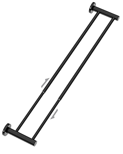Black Double Towel Bar
