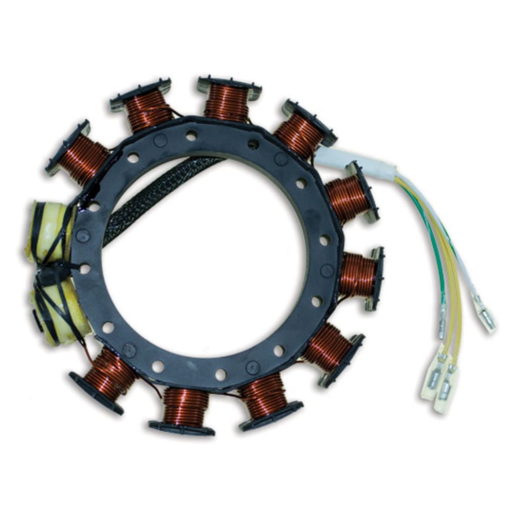 CDI Electronics 174-2075K2 Mercury/Mariner Outboard Stator - 16 Amp for 2/3/4 Cylinder Engines (1995-2006) | Replacement Part for Marine Boat Motor Repair & Maintenance