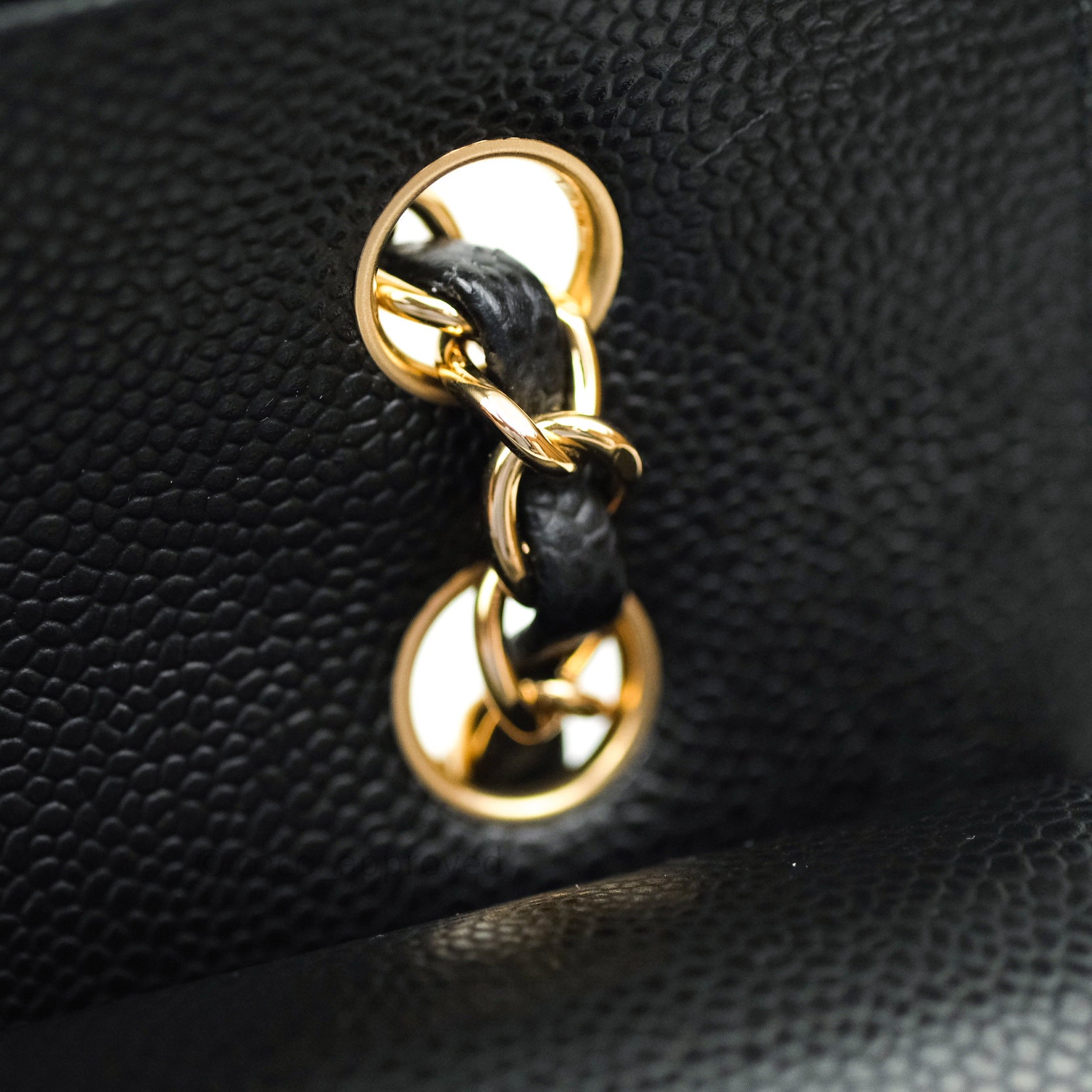 Chanel Classic Medium Double Flap Bag Black Caviar Leather with Gold Hardware - Luxury Designer Handbag for Women, Perfect for Work, Evening & Special Occasions