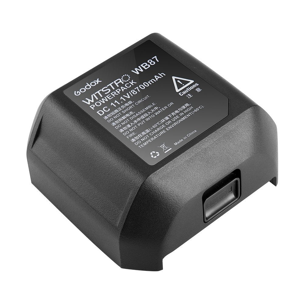 WB87 Replacement Battery for AD600B & BM Models - Compatible with Flash Units, Studio Lighting, and Photography Equipment