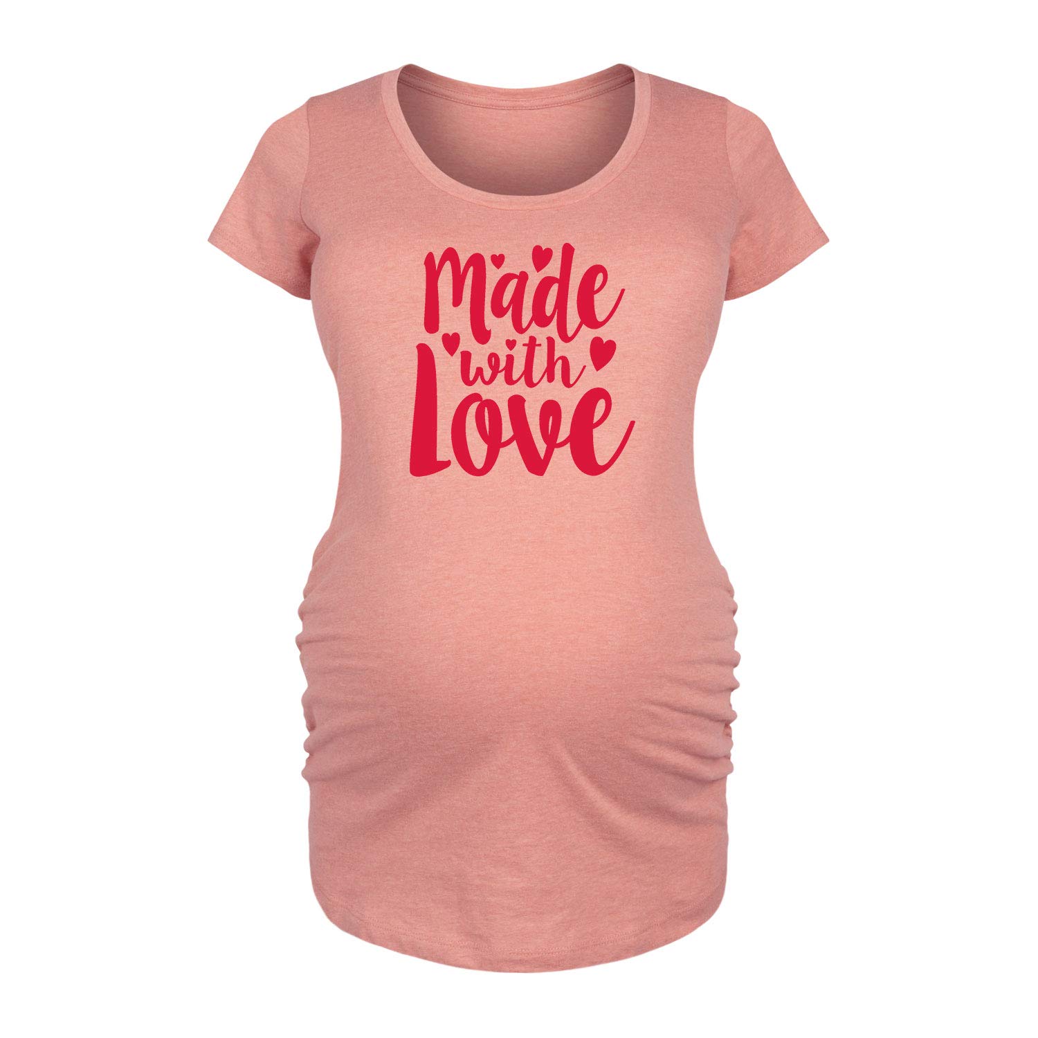 Bloom Maternity Scoop Neck T-Shirt for Pregnancy - Soft Comfortable Nursing Top - Perfect for Everyday Wear & Maternity Photos