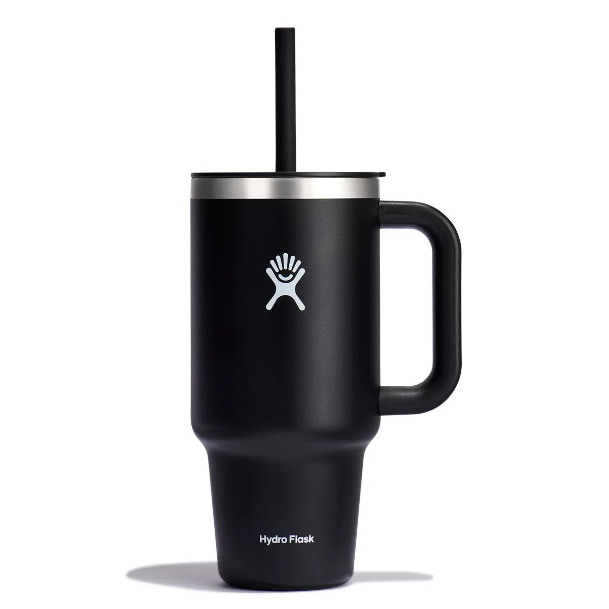 32 oz All Around™ Insulated Travel Tumbler with Lid - Black - Perfect for Coffee, Tea & Cold Drinks On The Go - Office, Gym & Outdoor Adventures