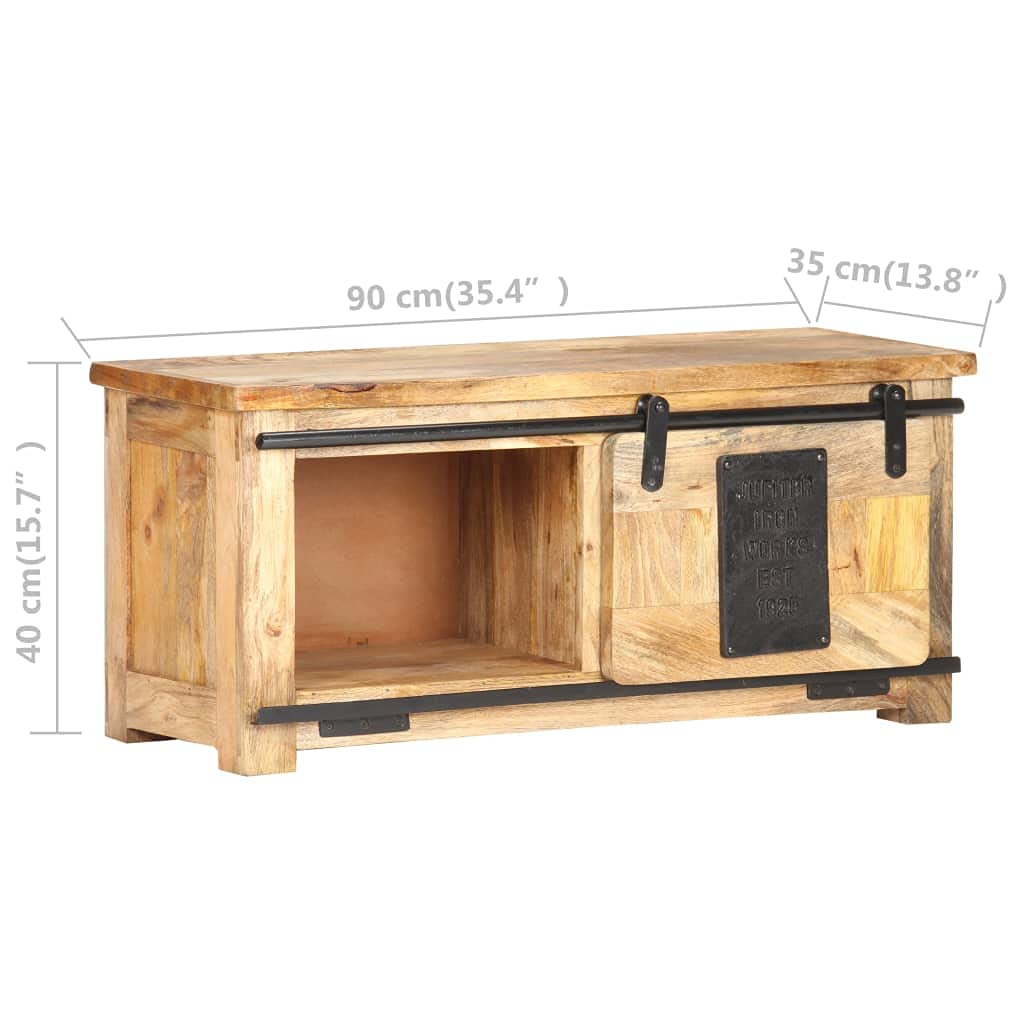 Rustic Industrial TV Stand 35.4