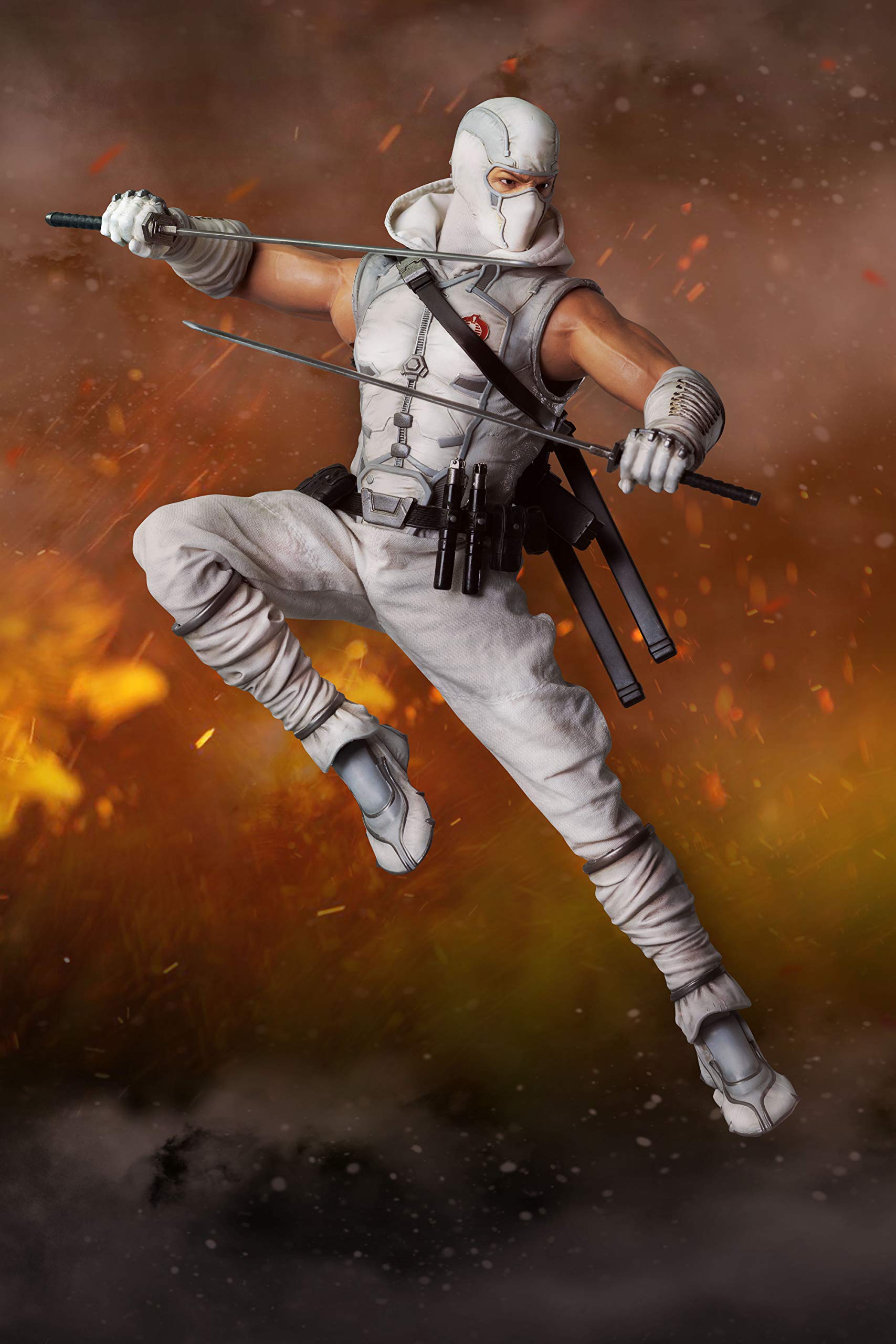 threezero G.I. Joe: Storm Shadow 1:6 Scale Collectible Action Figure - Highly Detailed Articulated Ninja Figure for Display & Collection - Perfect for G.I. Joe Fans & Anime Collectors
