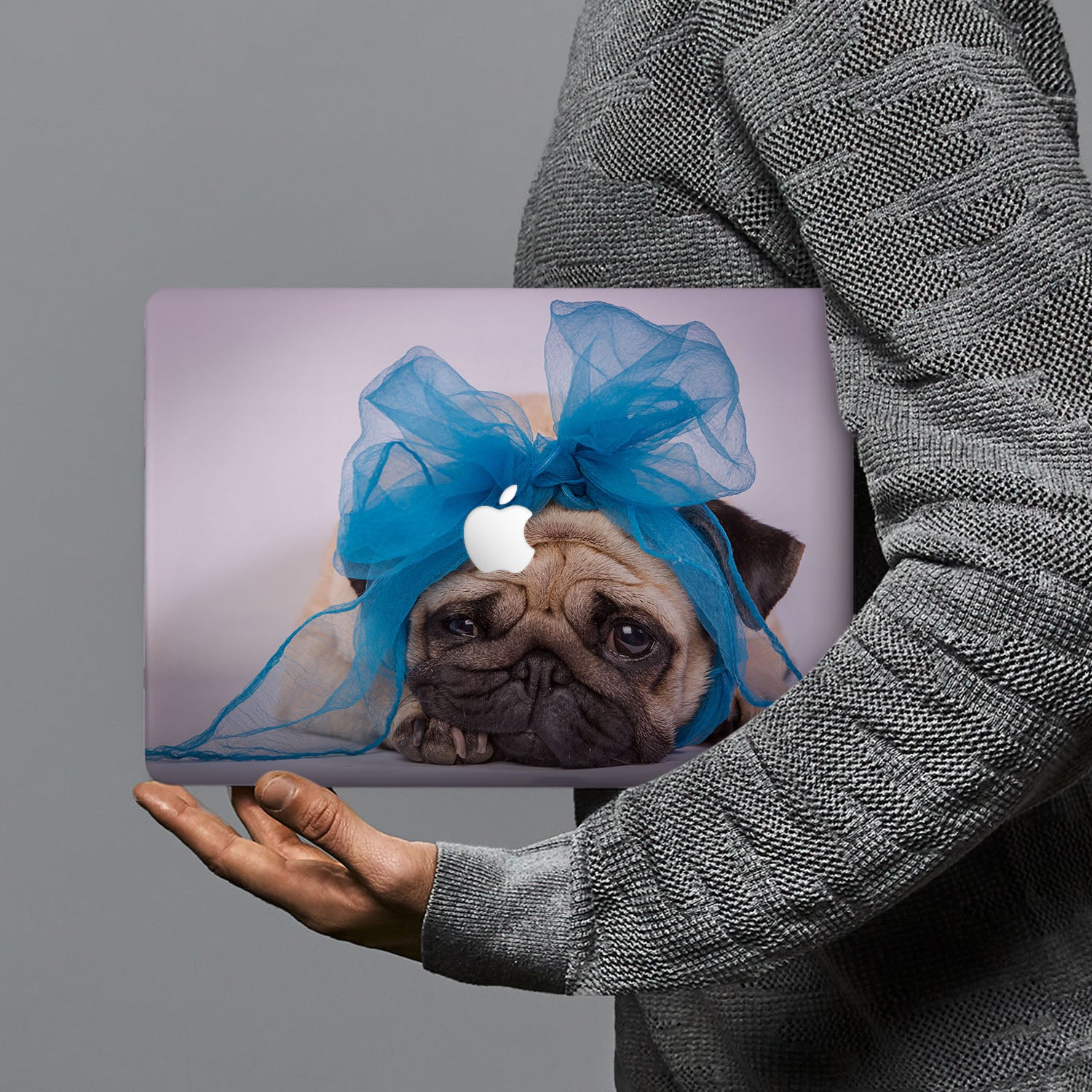 Premium MacBook Pro/Air Protective Case with Cute Dog Design - Durable & Stylish Laptop Cover for Work, Travel & School
