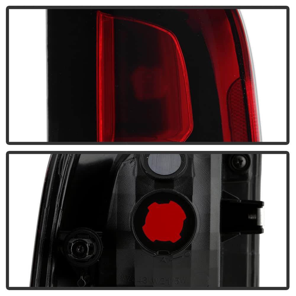 ACANII Red Smoked Lens OE Style Tail Lights Brake Lamps Pair Set - Compatible with 2015-2022 Chevy Colorado, Replacement Left & Right Lights - Upgrade Your Truck's Style & Safety for Night Driving