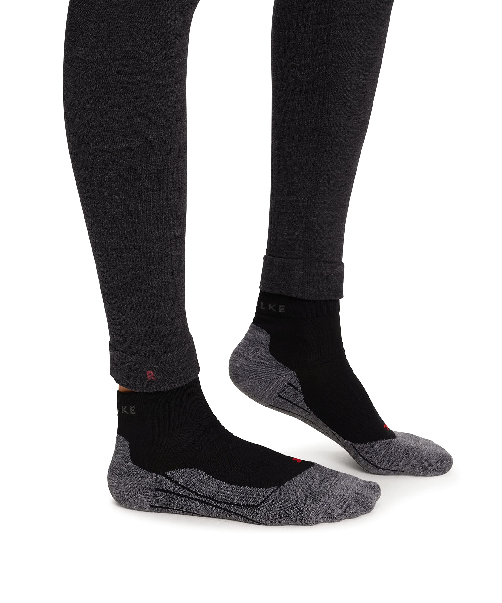 FALKE Women's Thermal Wool Tech Long Tights - Breathable Quick-Dry Base Layer for Winter Sports & Outdoor Activities (Black, Size S) - Perfect for Skiing, Hiking & Cold Weather Workouts