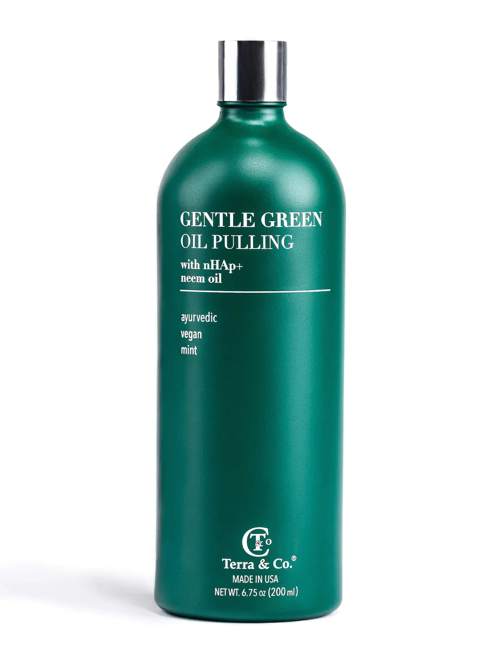 Gentle Green Oil Pulling with Hydroxyapatite - Natural Teeth Whitening & Oral Care Solution for Fresh Breath & Healthy Gums - Perfect for Morning Routine & Pre-Meeting Prep