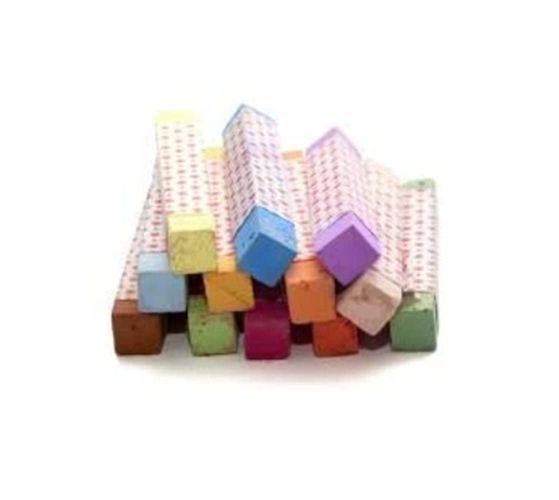 Mercurius Blackboard Pastel Chalk - 12 Vibrant Colors for Classroom, Restaurant Menu Boards & Creative Art Projects