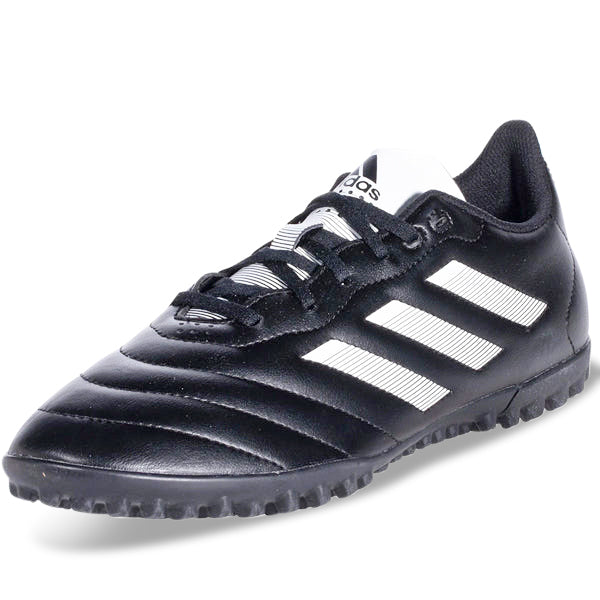 Adidas Goletto VIII TF Artificial Turf Soccer Cleats for Men - Black/White - Lightweight & Durable for Indoor/Outdoor Football Training & Matches