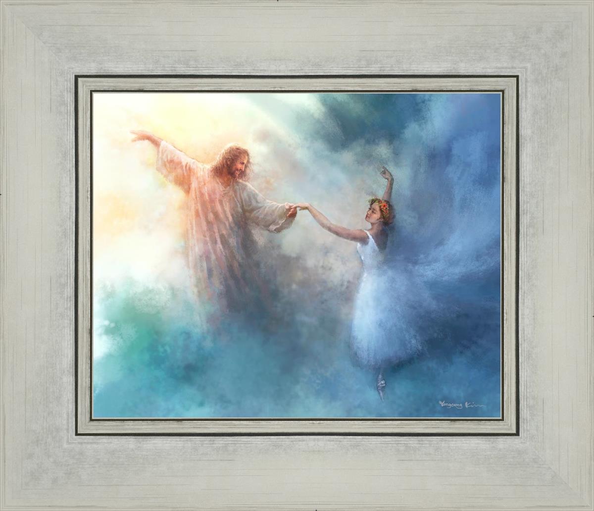 A Pas De Deux By Yongsung Kim - Ballet Dance Art Print - Elegant Wall Decor for Home, Office & Dance Studios