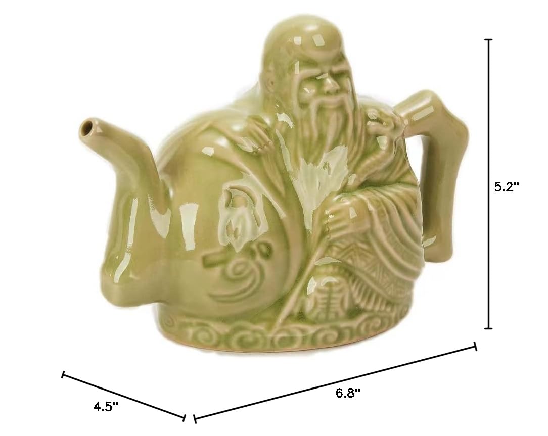 Assassin's Teapot - Handmade Chinese Ceramic Teapot with Two Hearts & Mandarin Duck Design, Backflow Pot for Tea Lovers - Perfect for Home Decor, Tea Ceremonies & Unique Gift Giving