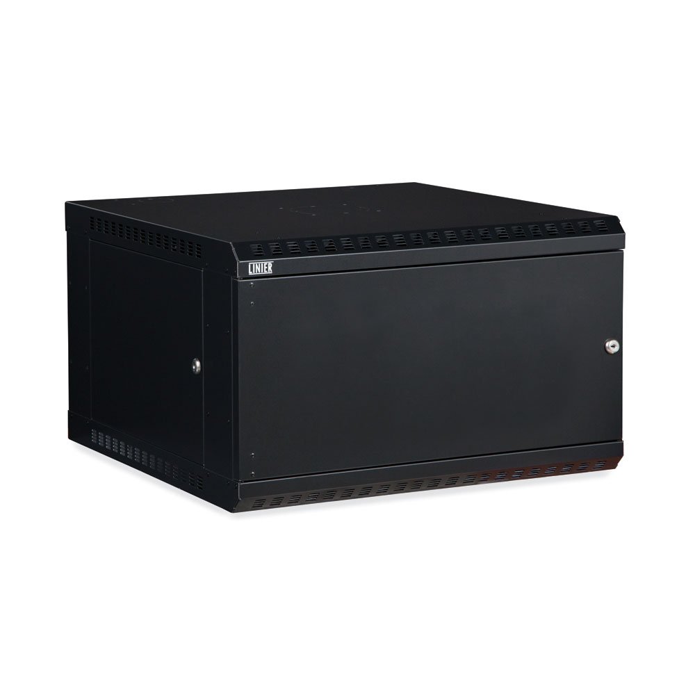 6U Wall Mount Cabinet with Solid Door - Ideal for Network & Server Racks