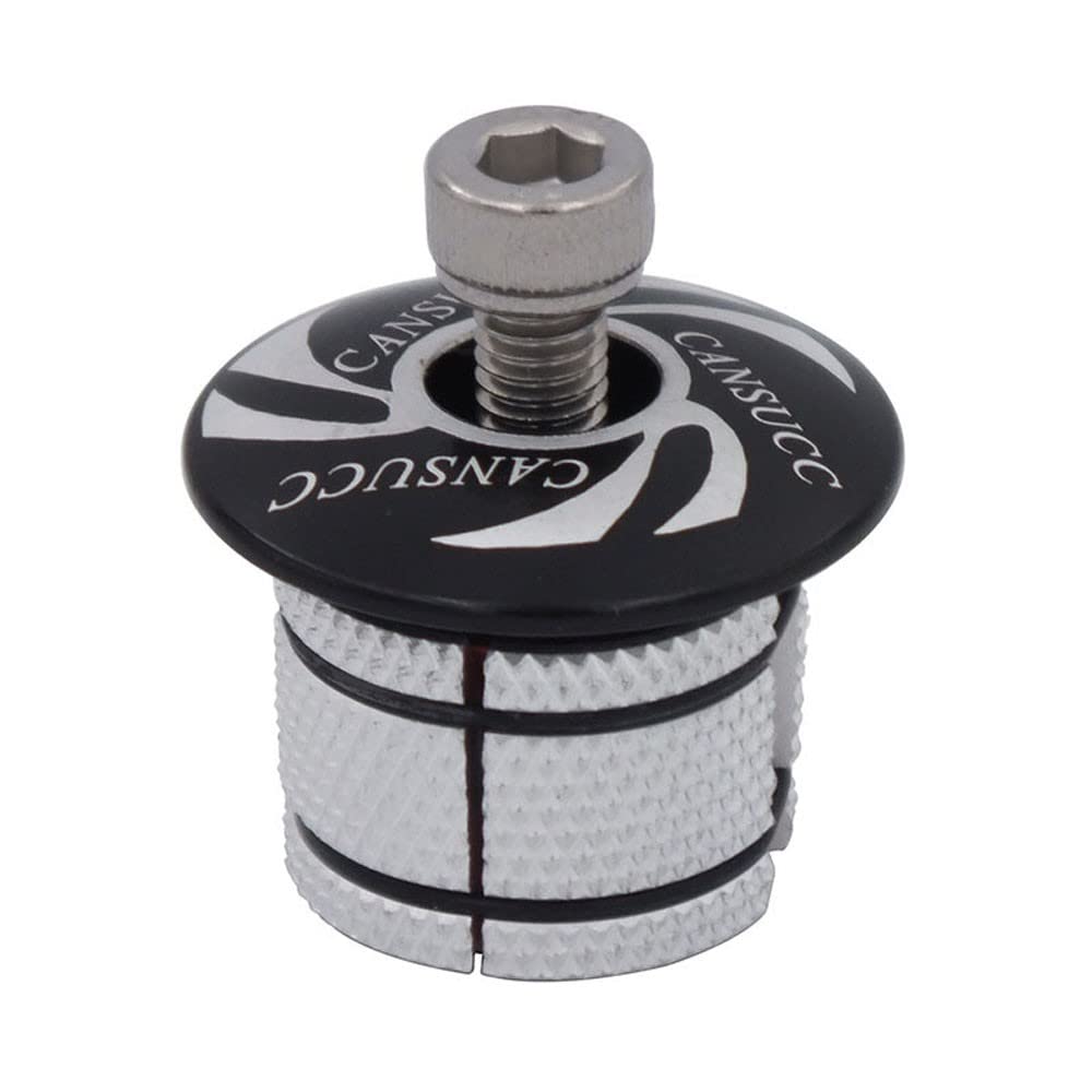 CANSUCC Ultra-Light Bicycle Expander Plug 1-1/8 Inch 28.6mm - Bike Fork Headset Top Cap Cover & Star Nut Plug for MTB, Mountain Bike, Road Bike - Perfect for Cycling Maintenance & Bike Upgrades