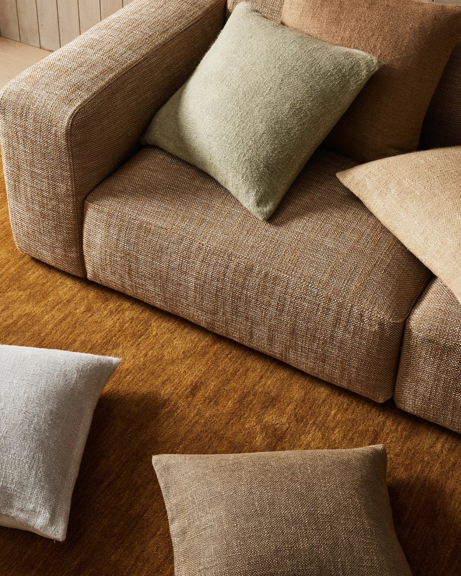 Premium Sage Green Domenica Throw Pillow - Soft Decorative Cushion for Sofa, Bed & Home Decor - Cozy Living Room & Bedroom Accent Pillow