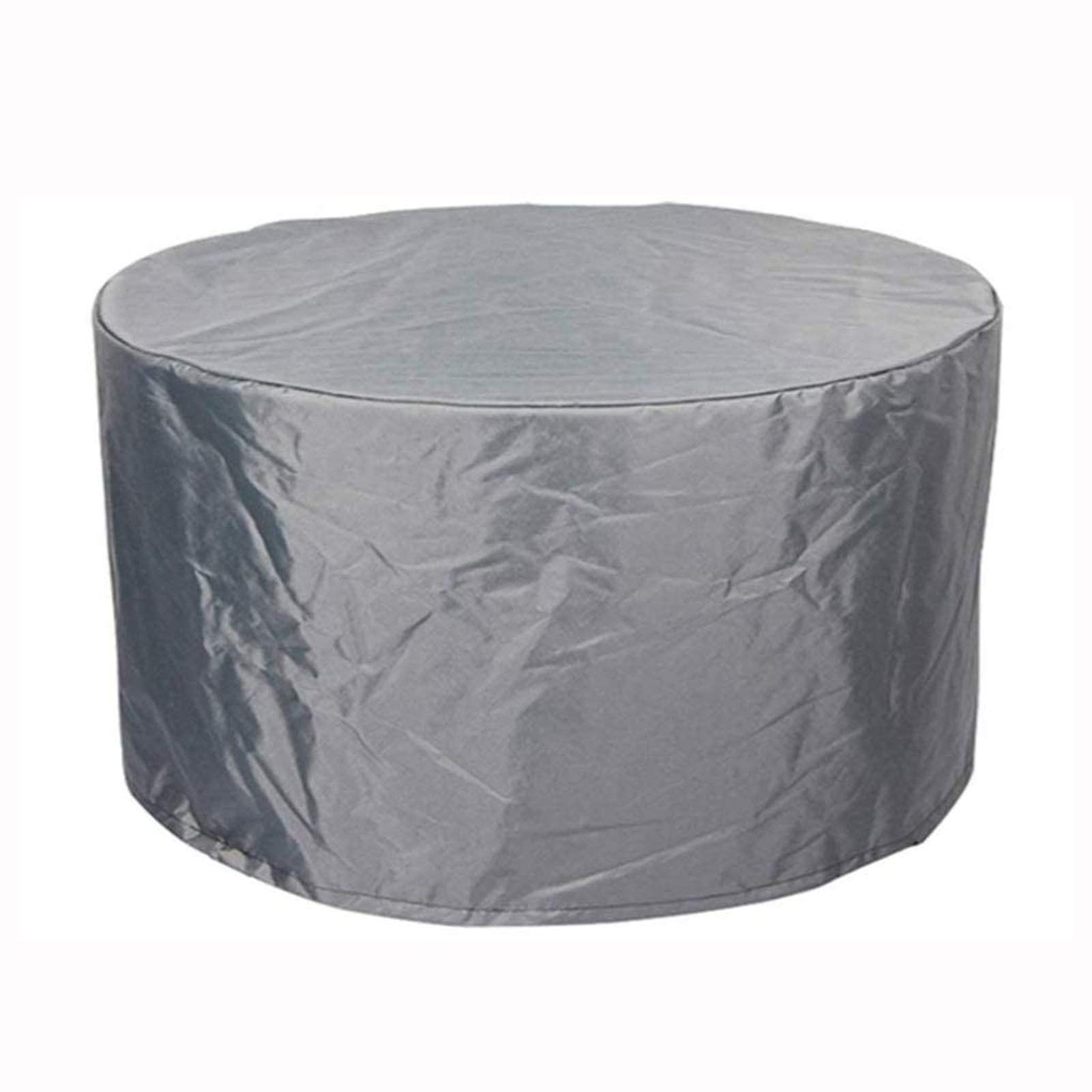 73x43 Inch Round Waterproof Patio Furniture Covers - Heavy Duty Tear-Resistant Oxford Fabric Outdoor Table & Chair Covers - Windproof, Breathable & Durable for Garden, Deck & Backyard Use