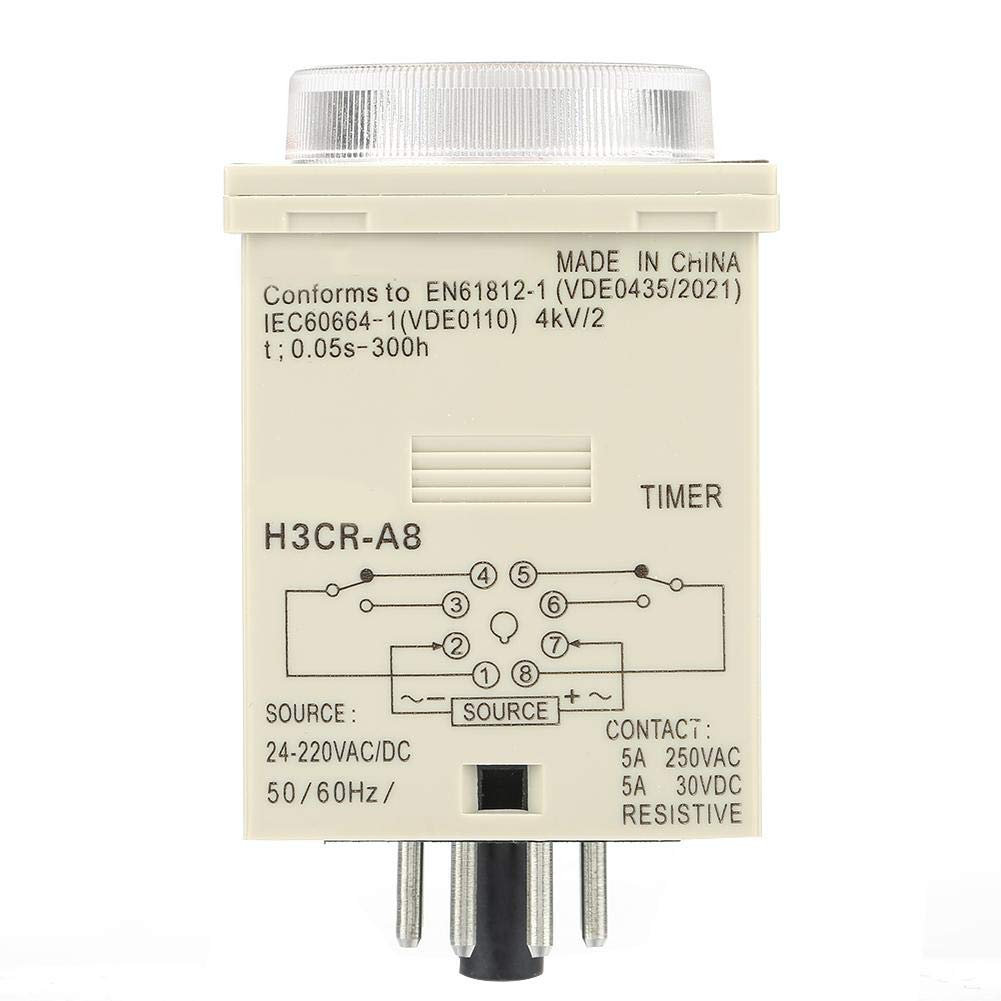 01 Repeat Cycle Timer - Waterproof Time Delay Relay with Large Contact Capacity & Stable Performance for Remote Control, Communication, Automation & Industrial Applications