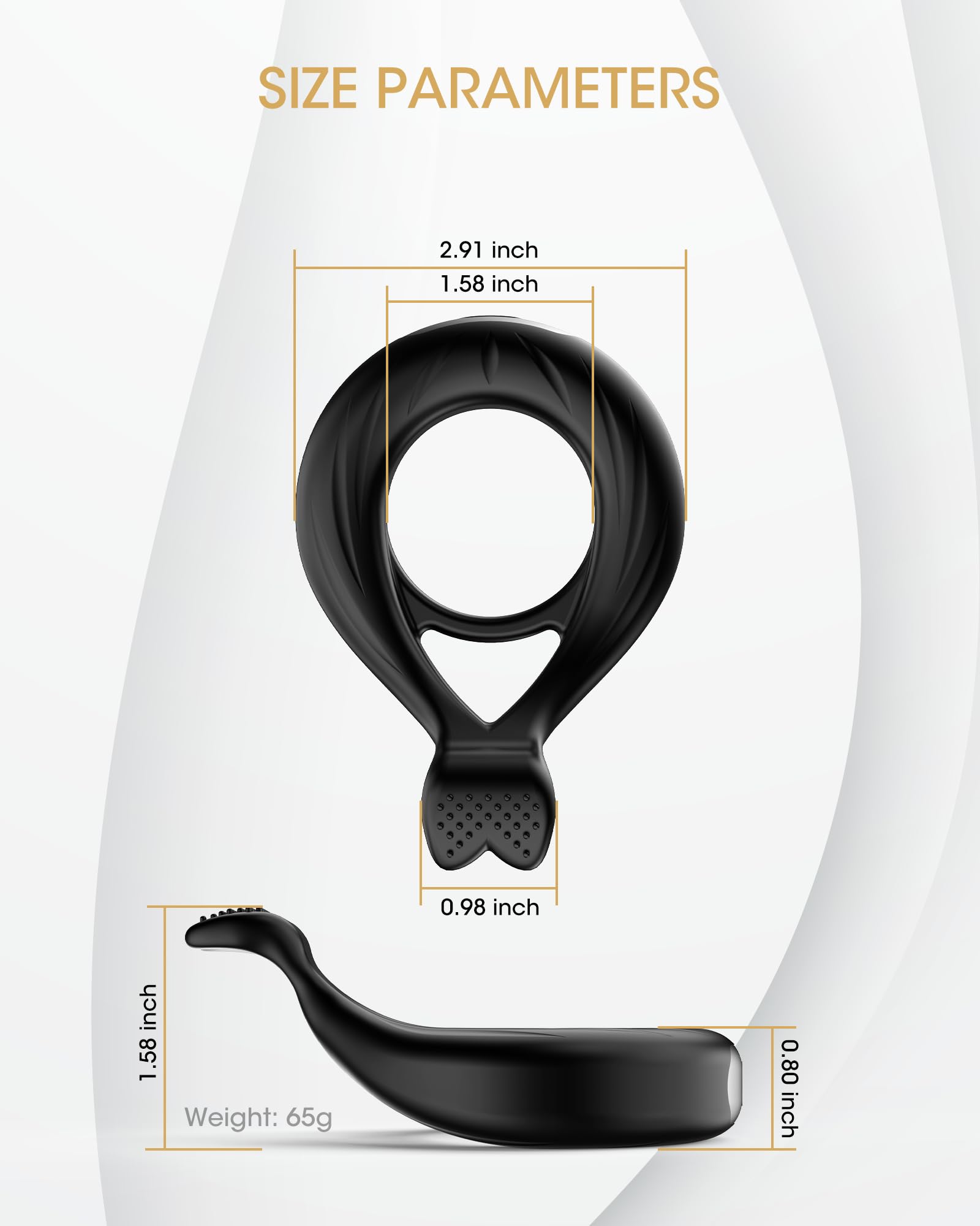 Powerful Vibrating Cock Ring for Men & Couples - Flexible Silicone Penis Ring with 9 Vibration Modes for Enhanced Pleasure, Clitoral & Testicle Stimulation | Perfect for Romantic Nights & Spicing Up Intimacy