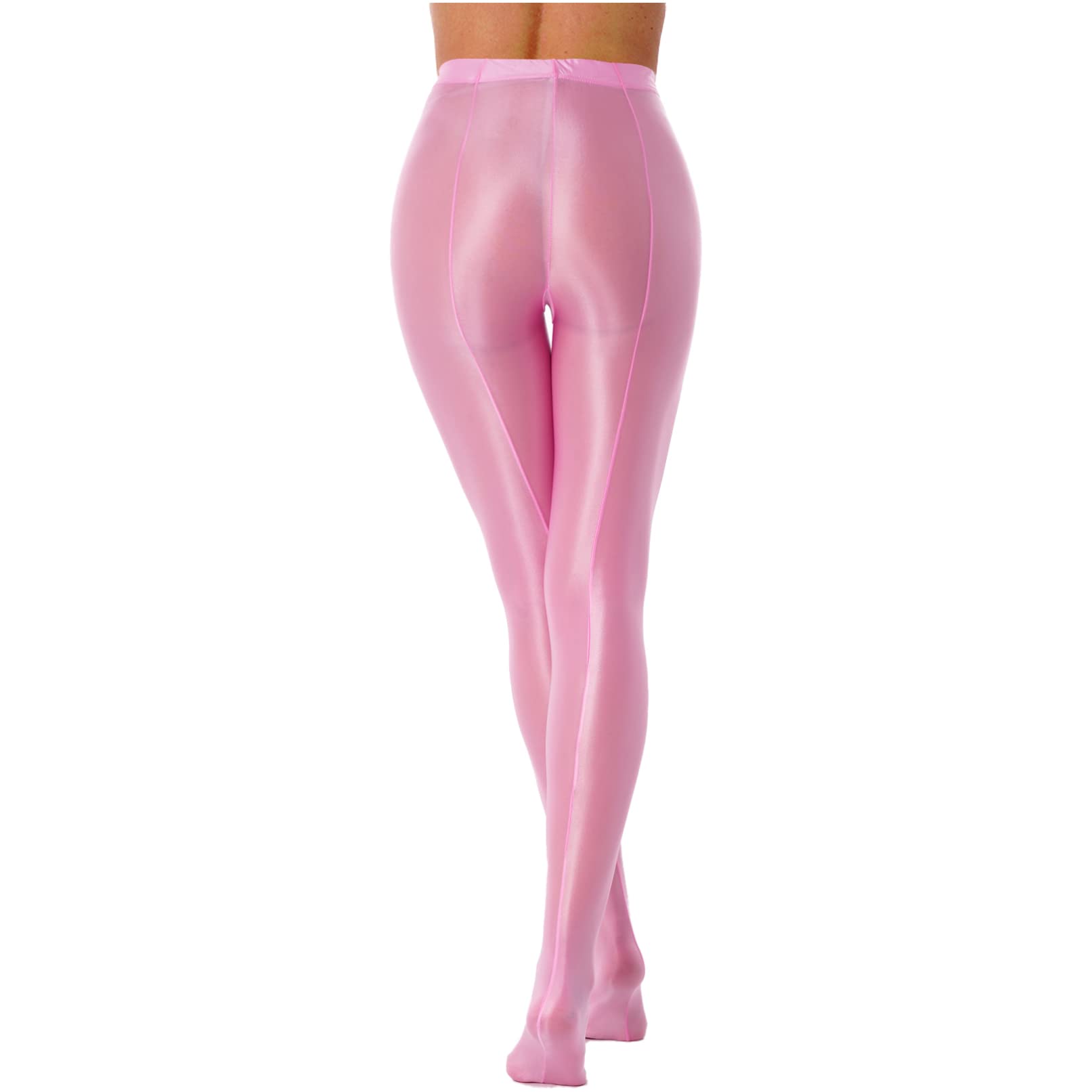 Women's Shiny Pantyhose - Glossy Sheer Tights, Sexy Stockings for Everyday Wear & Special Occasions