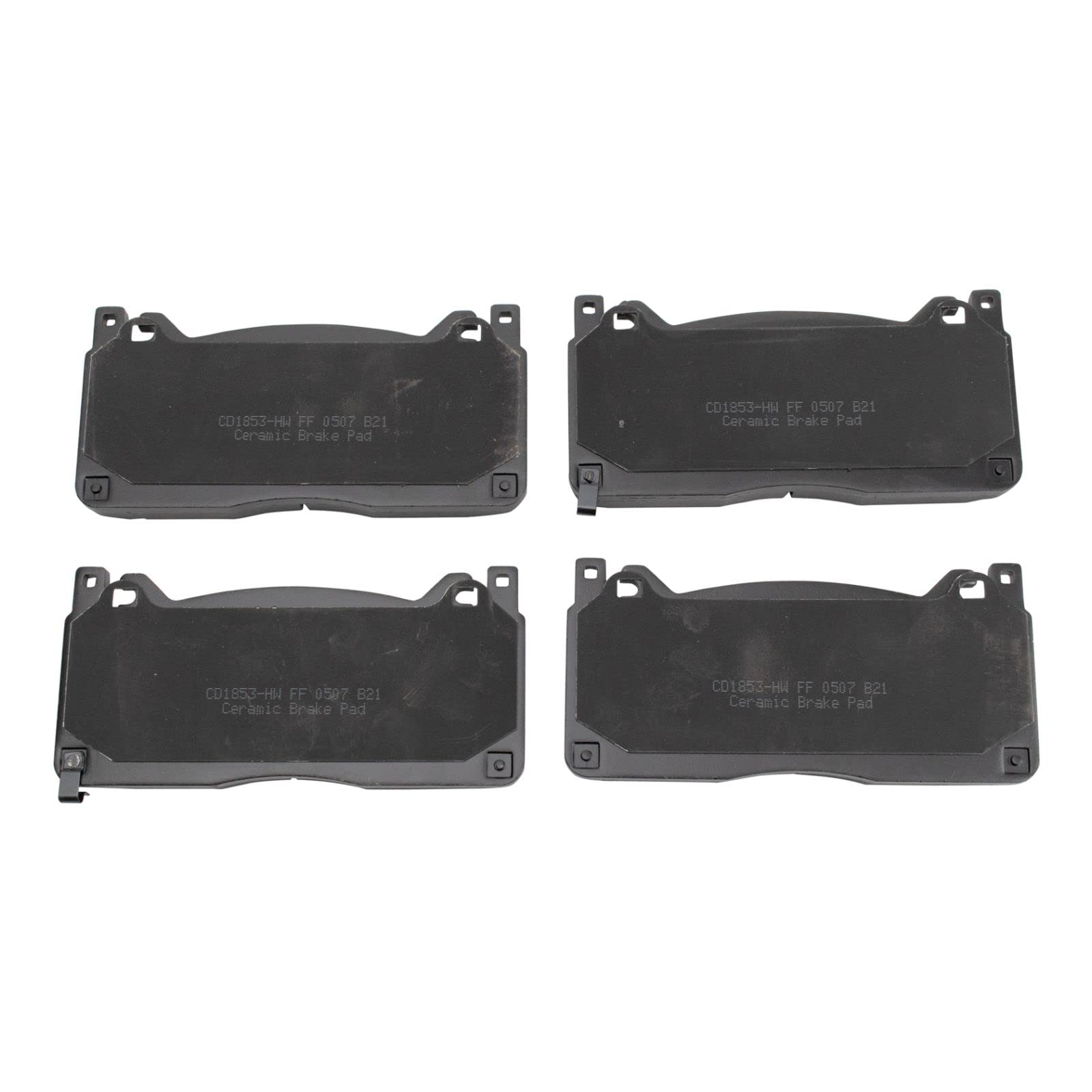 High-Performance Ceramic Front Brake Pads for 2015-2020 Ford Mustang - Premium Stopping Power for Street & Track Driving
