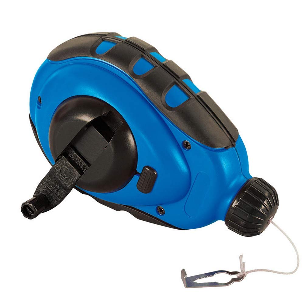 Draper 75045 Professional Chalk Line Reel - 30M (98ft) Heavy-Duty Construction Tool for Marking Straight Lines - Perfect for Carpentry, Masonry, and DIY Projects