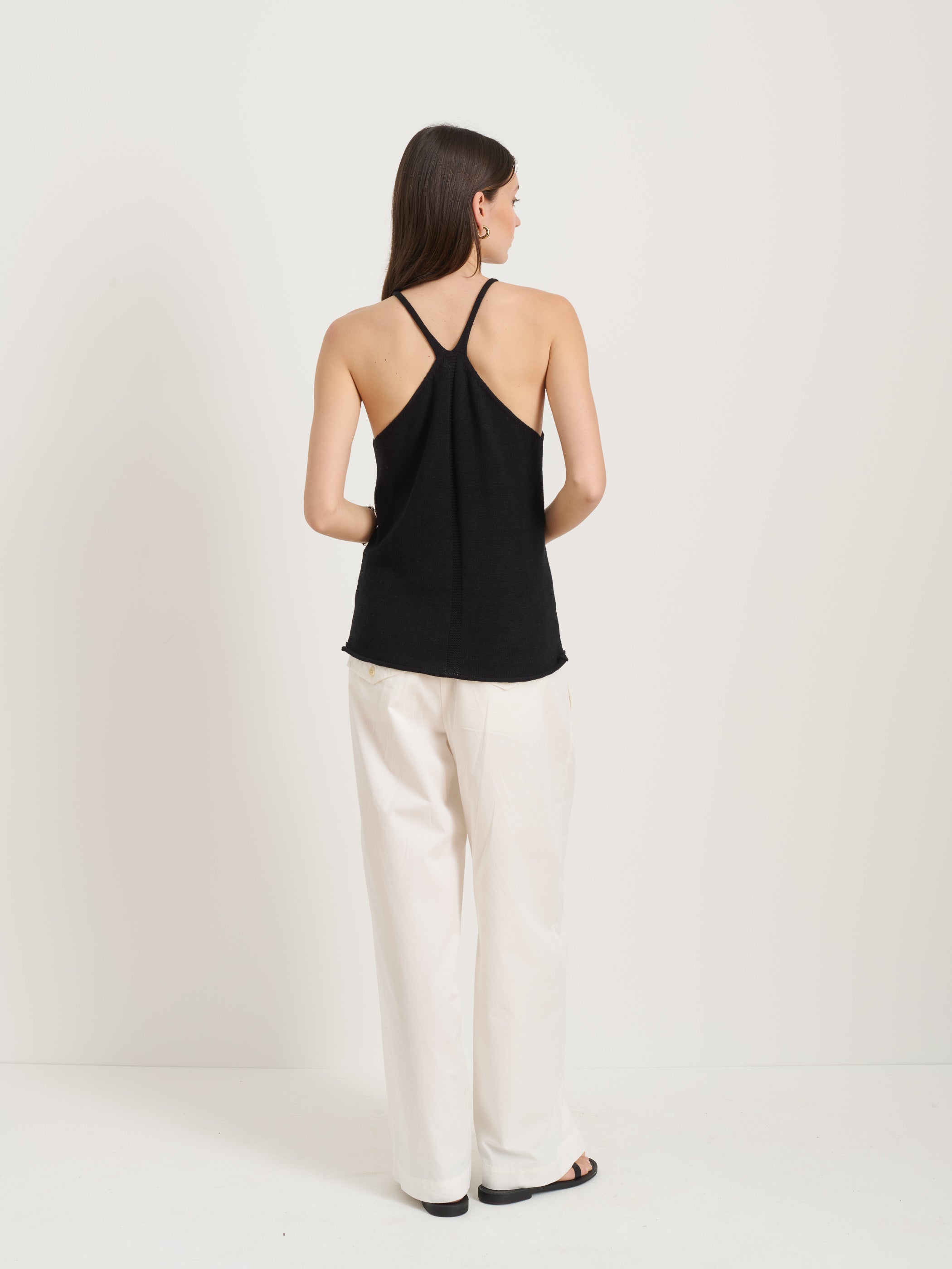 Josie Tank Top - 100% Linen Cotton Blend Women's Casual Summer T-Shirt for Beach, Travel & Everyday Wear